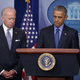 President Barack Obama, flanked by Vice President Joseph Biden, makes a statement regarding the shooting in Charleston, S.C., June 18, 2015, at the James Brady Press Briefing Room of the White House in Washington, D.C.
Alex Wong/Getty Images
